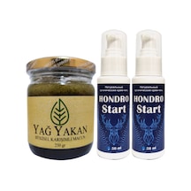 Burneron Yağyakan Macun 250 Ml + İle Yanında 2 Adet Hondro Star Sırt Bel Kas Iskelet Harici Uygulama Kremi 50 Ml