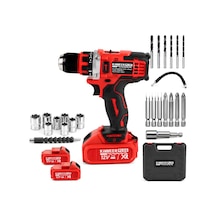 Km0101k 12v Metal Şanzıman Şarjlı Matkap 24 Parça Set