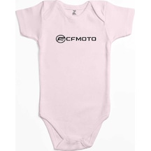 Zepplin Giyim Cfmoto Yazı Pembe Bebek Body Zıbın