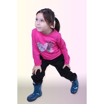 Fyk Kids Kız Çocuk Alt-üst Uzun Kollu Takım Pembe