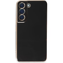 Samsung Galaxy  Uyumlu,  S21 Kılıf Volet Silikon - Siyah