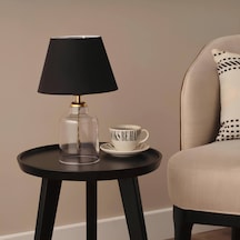 Homing Noi Şeffaf Kristal Abajur Ayd-3430 Siyah