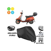 Yamaha Beluga 125 Motosiklet Brandası ( Kilit Uyum-Siyah