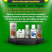 Royal Güvercin Ve Kafes Kuşları İçin Mini Kas Kemik Kıkırdak Gelişimi Deri Oluşumu Ve Kaliteli Tüy Seti