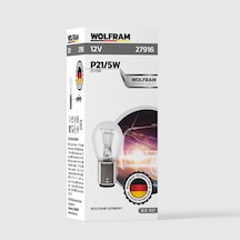 P21w/5 Ampul 1016 12v 21/5w 10 Adet - Wolfram 27916