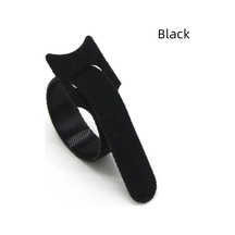 50/100 Adet Çıkarılabilir Kablo Bağları Plastik Sabitleme Yeniden Black 300mm X 100pcs Diğer