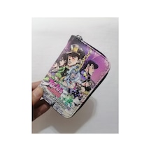 Owlbag Company Owl Bag Jojo Bizarre Adventure Desenli Tasarım Suni Deri Cüzdan Çok Renkli