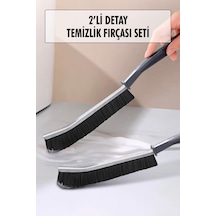 2 Li Çok Amaçlı Temizlik Fırçası & Derz Fırçası & Mutfak Banyo Temizlik Fırçası 14383350