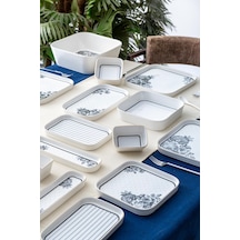 Leonas 6 Kişilik 45 Parça Kahvaltı & Yemek Takımı Çok Renkli