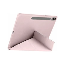 Galaxy X510 Tab S9 Fe 11 Kılıf Kalemlikli Mars Tablet Kılıfı - Rose Gold Arka Kapak