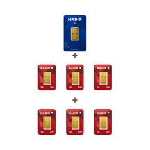 Nadir Gold 24 Ayar 16 Gram Külçe Altın 1 Adet 10 Gram Külçe Altın + 6 Adet 1 Gram Külçe Altın