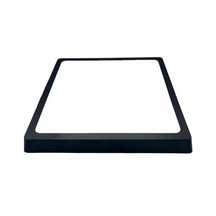 Zmr 24w Sıvaüstü Beyaz Işık Siyah Kasa Kare Panel Led Armatür Siyah Beyaz Işık
