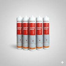 Würth Duşakabin Silikonu Beyaz Su Geçirmez Ve Sızdırmaz 310 Ml 5 Adet Beyaz