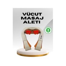 Ct Stones Ovmalı Kas Gevşetici Masaj Cihazı Boyun Omuz Ve Sırt İçin Derin Etki