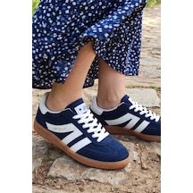 In Step Street-line Classic Lacaviret Süet-deri Unısex Spor Ayakkabı Lacivert