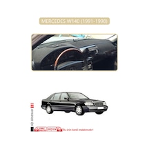 Mercedes W140 1991-1998torpido Koruma Halısı Bej Kenar