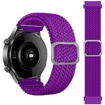 Sones Samsung Galaxy Uyumlu Watch 46mm Ayarlanabilir Naylon Örgülü Esneklik Watch Kordon