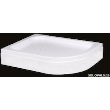 Alika Asimetrik Sağ Sol H15 Panelli Duş Teknesi 90 x 120