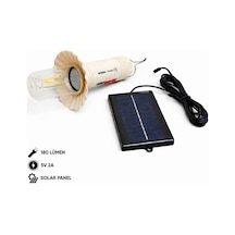 Şarj Edilebilir Kamp Lambası - Wison - Solar Şarjlı Ws-688 Çok Renkli