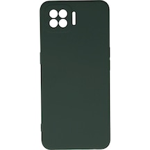 Newface - 832 - Oppo A73 Kılıf Nano İçi Kadife Silikon - - Edntrend - Koyu Yeşil