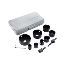 11 Parça Panç Seti Ağaç Kesme Testere Matkap Ucu Takımı Alçıpan Tavan Kesme