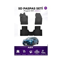 Peugeot 408 2023+ Araca Özel Havuzlu "karbon" Paspas Takımı