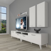 Decoraktiv Eko 5220d Slm Retro Tv Ünitesi Tv Sehpası Beyaz