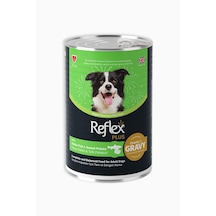 Reflex Plus Sos İçinde Et Parçacıklı Beyaz Balıklı ve Tatlı Patatesli Yetişkin Köpek Maması 400 G