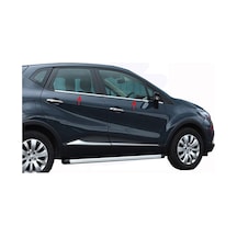 Renault Captur Krom Cam Çıtası 4 Parça 2013-2019 Arası Paslanmaz