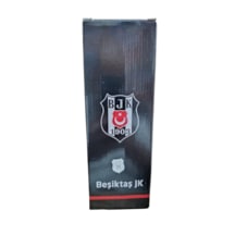 Ersev 30004 Beşiktaş Çubuklu Lisanslı Çelik Termos Pipetli 350 Ml 304 Numaralı Çelikten İmal Edilmiştir. Beyaz - Siyah