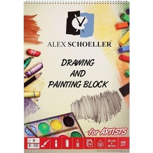 Alex Schoeller Drawing And Painting Block 220G 15 Yaprak 35X50 Cm