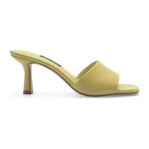 Nine West Pızale 3fx Sarı Kadın Topuklu Terlik Sarı