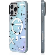 İphone 16 Pro Uyumlu Kılıf Magsafe Şarj Özellikli Youngkit Mathematical Serisi Kapak Colorful