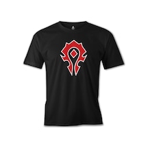 World Warcraft - Logo Siyah Erkek Tshirt