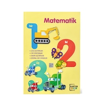 Matematik Resim Boyama Kitabı Ve 12 Renk Boya Kalemi Seti, Çizgi Ve Rakam Alıştırmaları Boyamalı Sayı Etkinlikleri 80 Sayfa Karton Çocuk