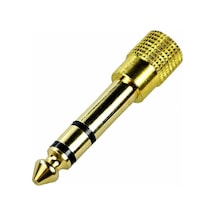 6.3Mm Erkek 3.5Mm Dişi Dönüştürücü 3.5 To 6.3 Çevirici Kaliteli 3