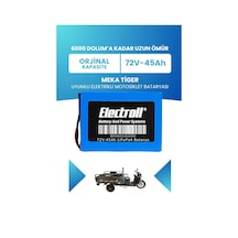 Meka Tiger Batarya Standart Kapasite Lifepo4 72v 45ah Elektrikli Motosiklet Bataryası