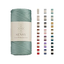 2 Mm - 200 Gr Polyester Makrome Ipi Ada Çayı 230 M Polyester Makrome Ip Supla Ip Ve Çanta Ipliği