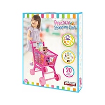 07 608 Pilsan Pratik Pembe Market Arabası Meyve Ve Sebze - Qhdh-899611 1 Adet
