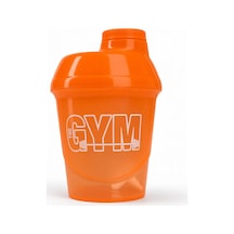 Gym Shaker 400 Ml Ölçekli Sızdırmaz Kapaklı Protein Shaker Turuncu
