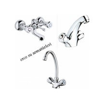Çevirmeli Banyo Lavabo Eviye Bataryası