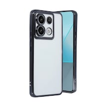 Xiaomi Poco X6 Kılıf Razer Lensli Silikon - Siya Ea980 Siyah