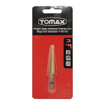 Tomax Kademeli Sac Delme Matkap Ucu 4-12 Mm 1/4 Bits Saplı