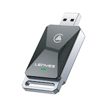 Lenyes Lcp02 Usb Bluetooth 5.0 Wireless Transmitter Adaptör Siyah