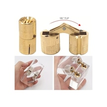 Dashanshop 2 Adet 8mm Gizli Kapı Menteşesi 180 Derece Açılış Dayanıklı Endüstriyel 8mm