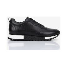 Crc Ayakkabı %100 Hakiki Deri Premium Siyah Erkek Spor Ayakkabı Trend Casual Model Özel Taban Serisi Siyah7