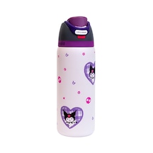 Owala 32 Oz 946 Ml Freesip Desenli Çift Katmanlı Paslanmaz Çelik Termos Kilitli Kapak Ekru - Mor