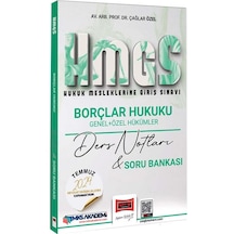 Yargı 2025 Hukuk Mesleklerine Giriş Sınavı Borçlar Hukuku Genel Ve Özel Hükümler Ders Notları Soru Bankası