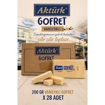 Vanilyalı Gofret 200gr 28 Adet
