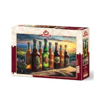 Art Puzzle Retro Bira Şişeleri 1000 Parça Puzzle